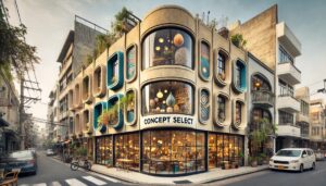 セレクトショップ、お店、インテリアショップの外観