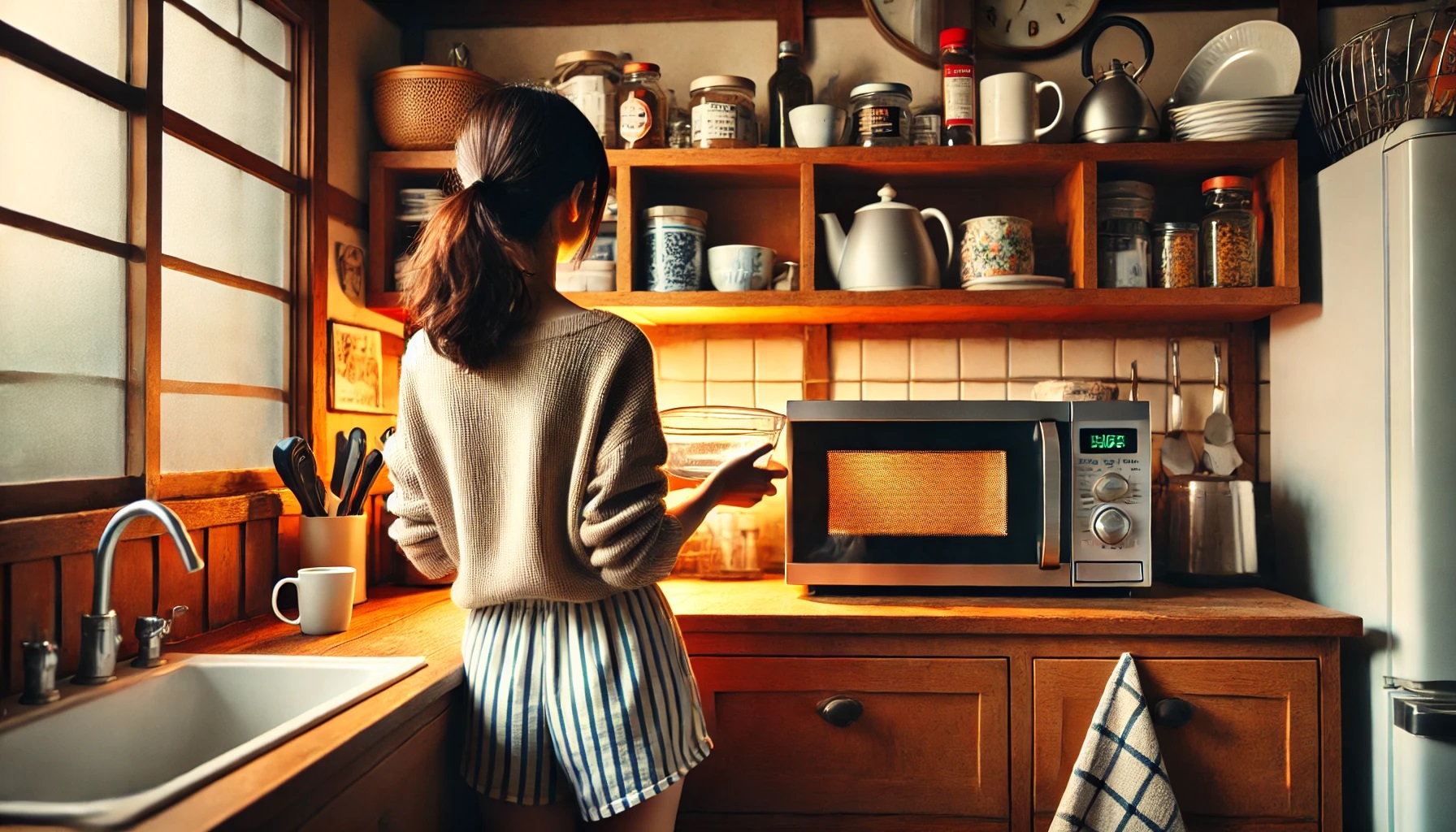 電子レンジ、キッチン