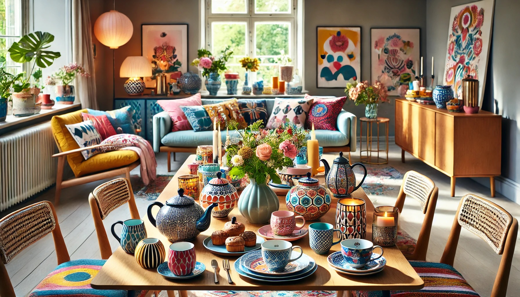 食器とテーブル、北欧